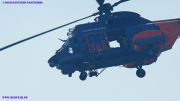 AS 332 C1 Super Puma helicopter (SAR). Hellenic Air Force’s Patron Saint Celebration: Archangel Michael © Konstantinos Panitsidis